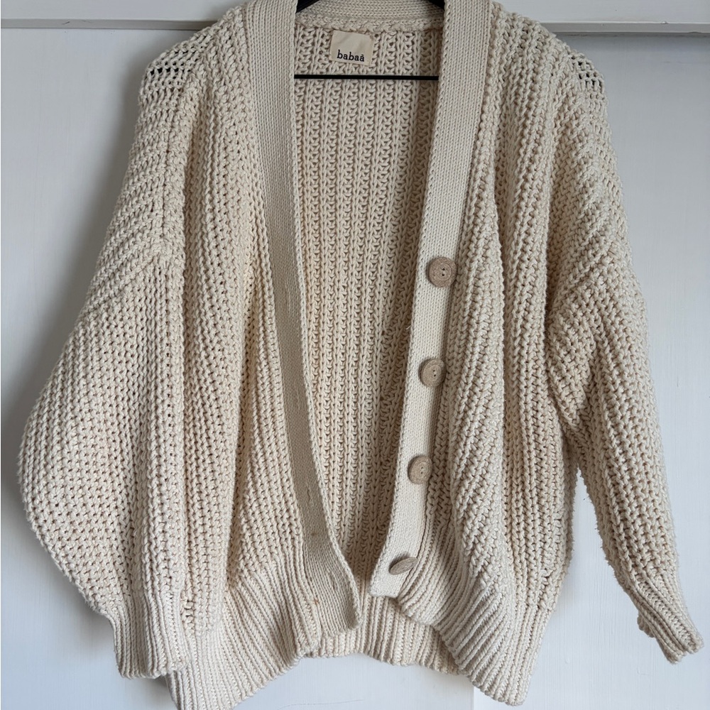Babaa Cardigan Woman no18 Natural